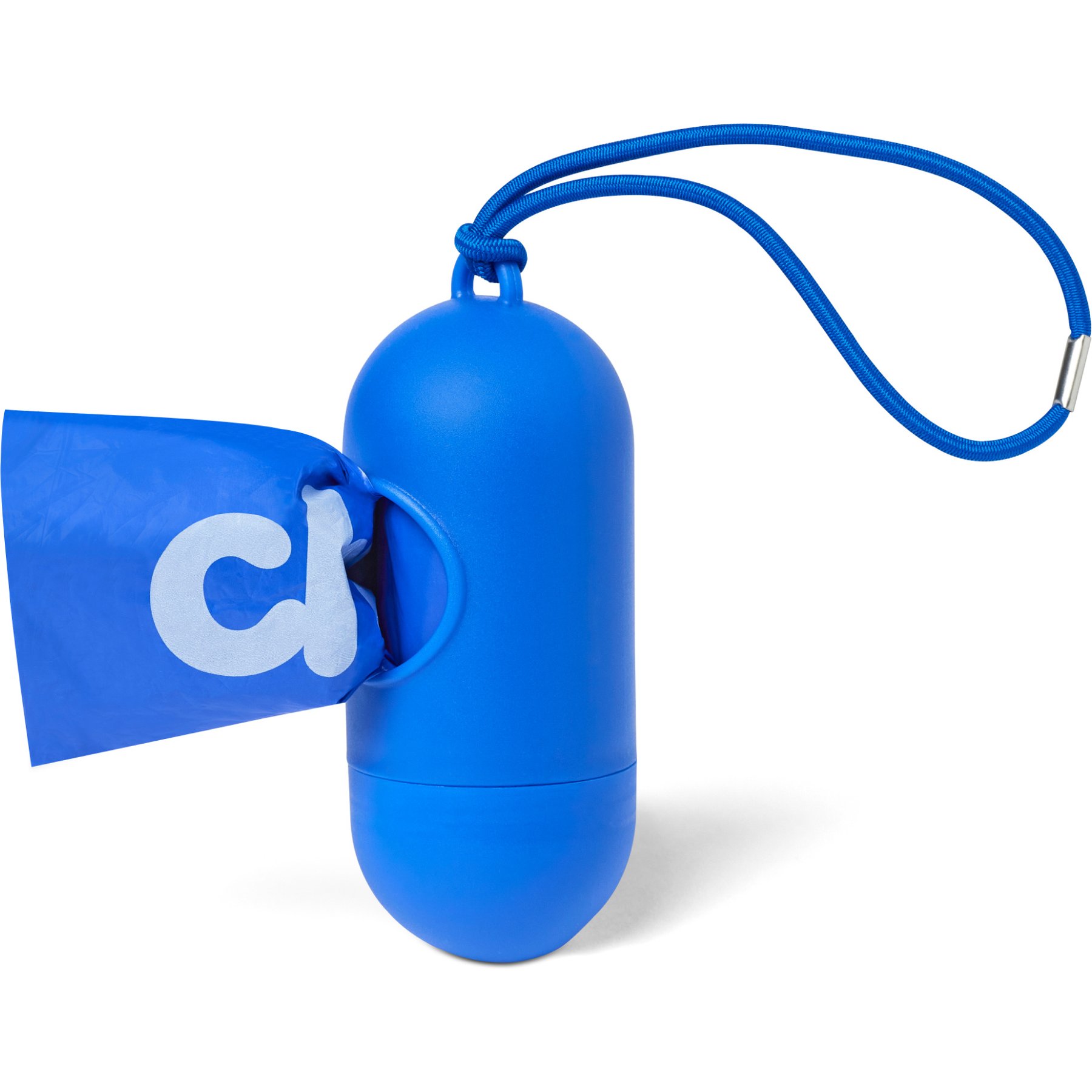 Chewy Made Dog Poop Bag Dispenser & Poop Bag Roll (FORMERLY FRISCO), Blue, Unscented Bags, 15 count roll