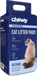 Chewy Made Cat Litter Pads (FORMERLY FRISCO), Unscented, 20 count