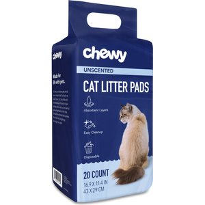 Chewy Made Cat Litter Pads (FORMERLY FRISCO), Unscented, 20 count