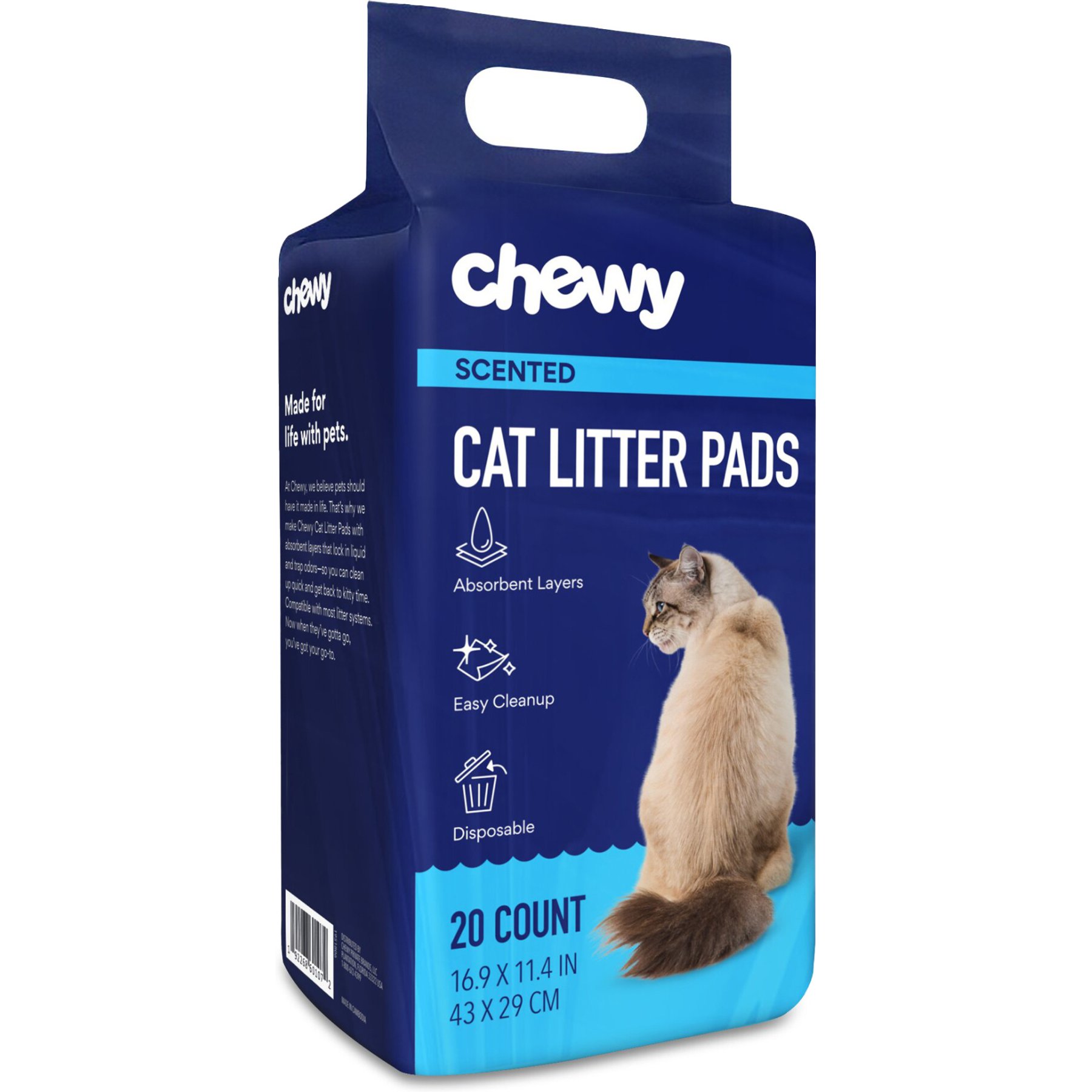 Chewy Made Cat Litter Pads (FORMERLY FRISCO), Scented, 20 count