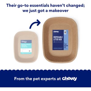 Chewy Made Disposable Litter Box, Medium (FORMERLY FRISCO), 18-in, 3 count