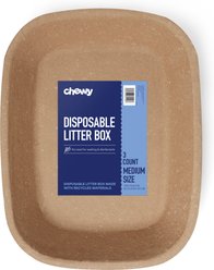 Chewy Made Disposable Litter Box, Medium (FORMERLY FRISCO), 18-in, 3 count