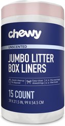Chewy Made Litter Box Pan Liners (FORMERLY FRISCO), 15 count