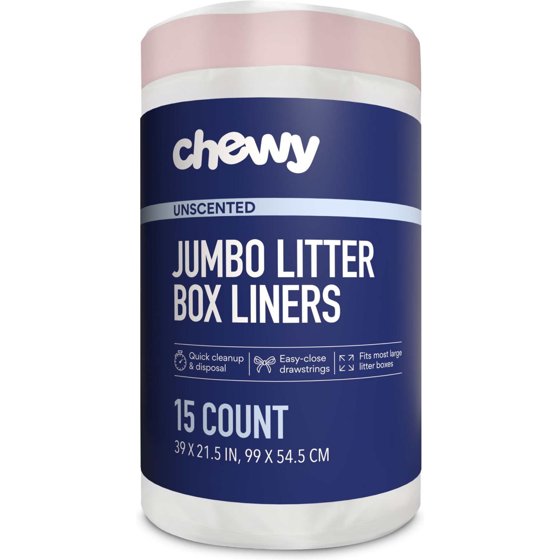 Chewy Made Litter Box Pan Liners (FORMERLY FRISCO), 15 count