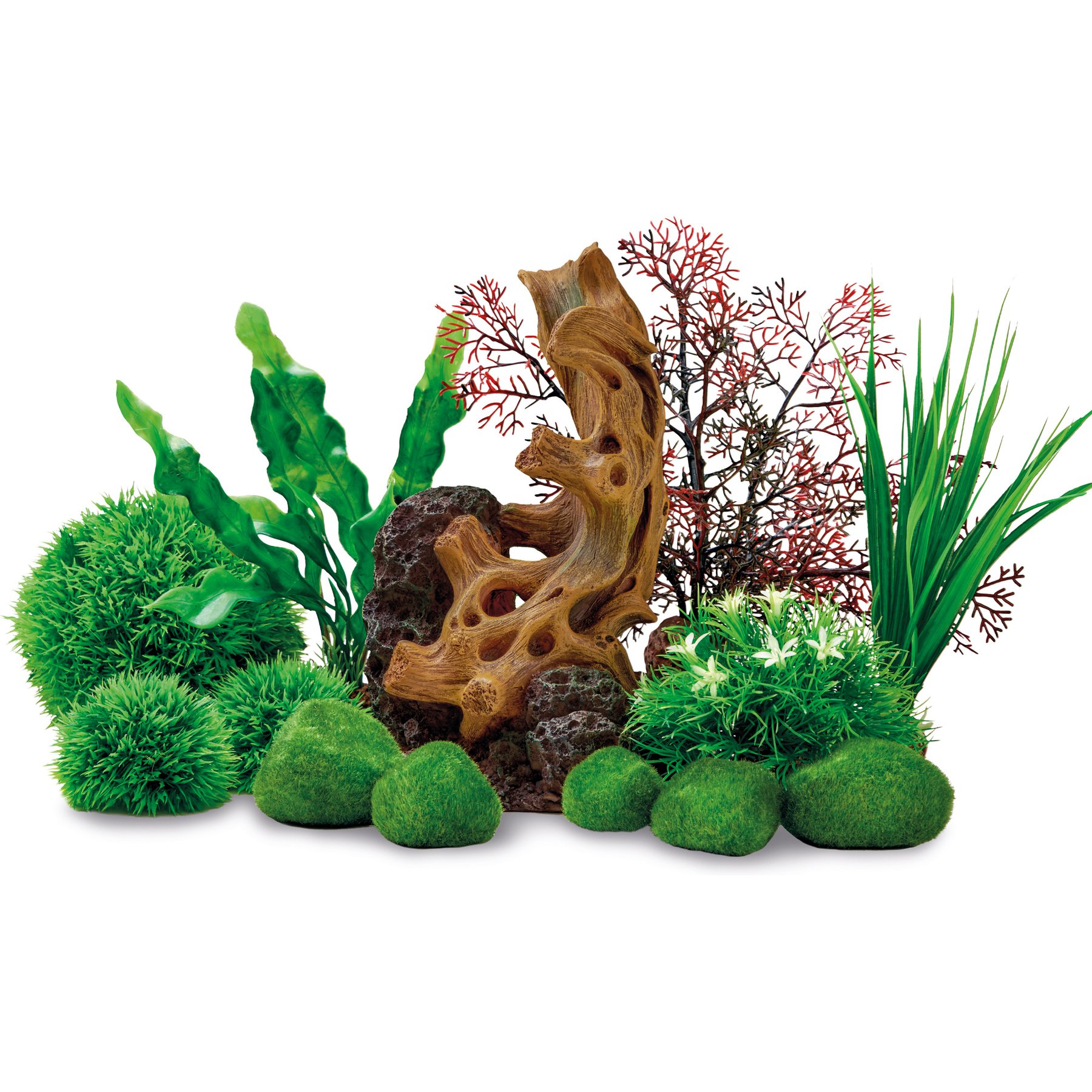 biOrb 30-L Wood On Stone Decor Set
