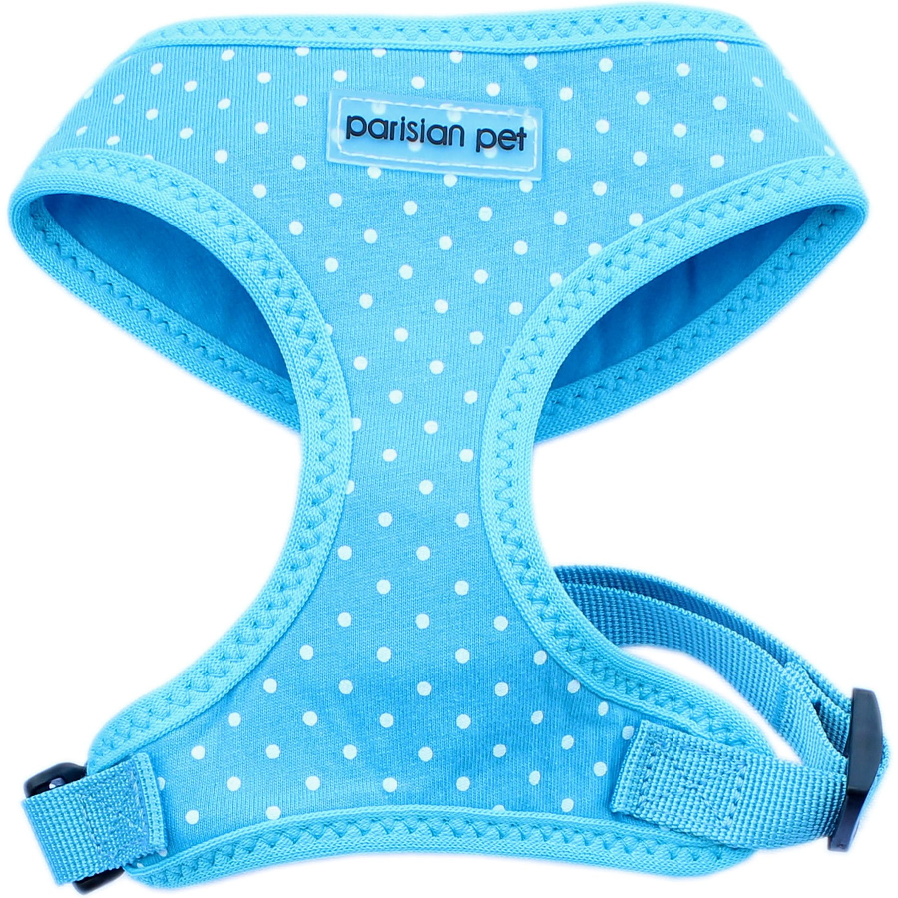 Parisian Pet Freedom Adjustable Dog Harness, Polka Dot, X-Small: 8 to 10-in chest