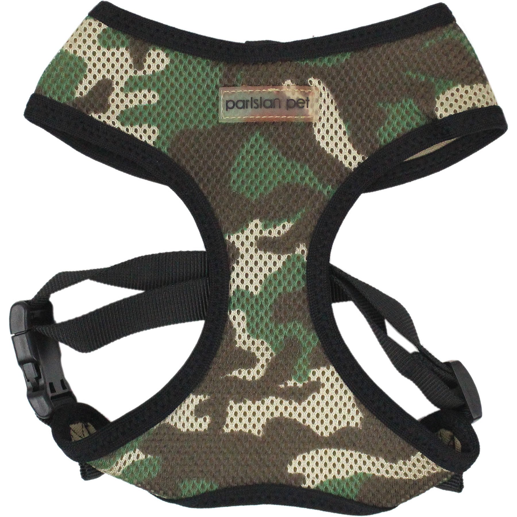 Parisian Pet Freedom Adjustable Dog Harness, Camo, X-Large: 18 to 25-in chest