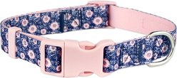 Parisian Pet Midnight Blossoms Dog & Cat Collar, Small: 10 to 16-in neck, 5/8-in wide