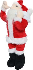Mighty Arctic Santa Squeaky Plush Dog Toy, Red slide 2 of 5