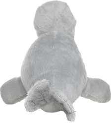Mighty Jr Arctic Seal Squeaky Plush Dog Toy, Grey slide 2 of 5