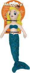 Mighty Jr Liar Mermaid Squeaky Plush Dog Toy, Blue