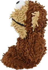 Mighty Jr Microfiber Ball Monkey Squeaky Plush Dog Toy, Brown slide 2 of 5