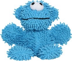 Mighty Jr Microfiber Ball Monster Squeaky Plush Dog Toy, Blue slide 2 of 5
