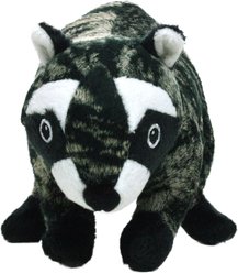 Mighty Jr Nature Raccoon Squeaky Plush Dog Toy, Grey slide 2 of 5