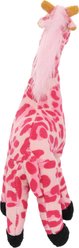 Mighty Jr Safari Giraffe Squeaky Plush Dog Toy, Pink slide 2 of 5