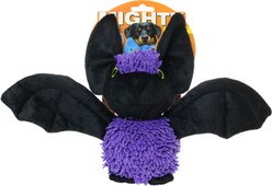 Mighty Microfiber Ball Med Bat Squeaky Plush Dog Toy, Purple