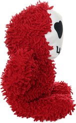 Mighty Microfiber Ball Med Grim Reaper Squeaky Plush Dog Toy, Red slide 2 of 5