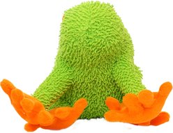 Mighty Micro Fiber Frog Squeaky Plush Dog Toy, Green slide 2 of 5