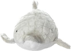 Mighty Ocean Dolphin Squeaky Plush Dog Toy, Grey slide 2 of 5