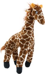 Mighty Safari Giraffe Squeaky Plush Dog Toy, Brown slide 2 of 5