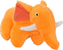 Mighty Jr Safari Elephant Squeaky Plush Dog Toy, Orange slide 2 of 5