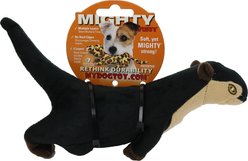 Mighty Jr Safari Meercat Squeaky Plush Dog Toy, Brown