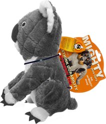 Mighty Safari Koala Squeaky Plush Dog Toy, Grey