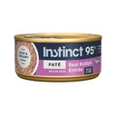 Instinct Pate Real Rabbit Entree Grain-Free Wet Cat Food, 5.5-oz can, case of 12