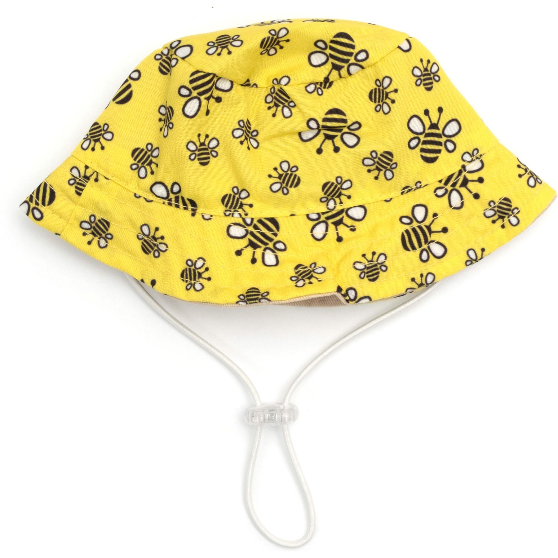 The Worthy Dog Bzzz! Bucket Dog Hat, Yellow, Small