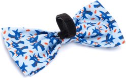 The Worthy Dog Sharkuterie Dog Bow Tie, Blue, Large slide 2 of 3