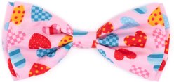 The Worthy Dog Love is Love Dog Bow Tie, Pink, Large