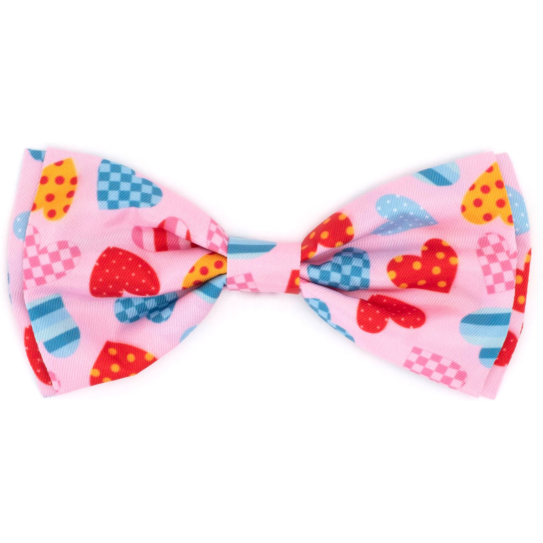 The Worthy Dog Love is Love Dog Bow Tie, Pink, Large