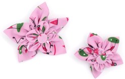 The Worthy Dog Golf Flower Dog Collar Accessory, Pink, Small slide 2 of 3