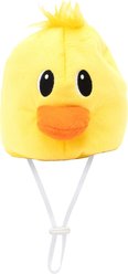 The Worthy Dog Ducky Party Dog Hat, Yellow, Large