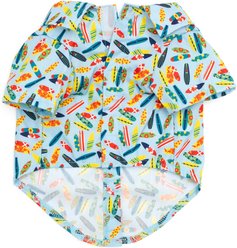 The Worthy Dog Surf's Up Boy Dog Shirt, Blue, Medium slide 2 of 3