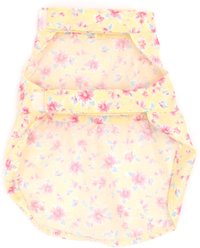 The Worthy Dog Fancy Floral Girl Dog Dress, Yellow, Medium slide 2 of 3