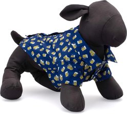 The Worthy Dog Cheers Boy Dog Shirt, Navy, Large slide 2 of 3