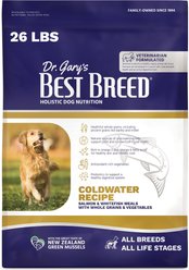Dr. Gary's Best Breed Coldwater Recipe Salmon & Whitefish Meals Dry Dog Food, 26-lb bag