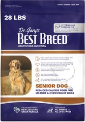 Dr. Gary's Best Breed Holistic Senior Reduced Calorie Dry Dog Food, 28-lb bag