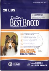 Dr. Gary's Best Breed Holistic All Breed Dry Dog Food, 28-lb bag