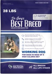 Dr. Gary's Best Breed Holistic Working Dry Dog Food, 28-lb bag