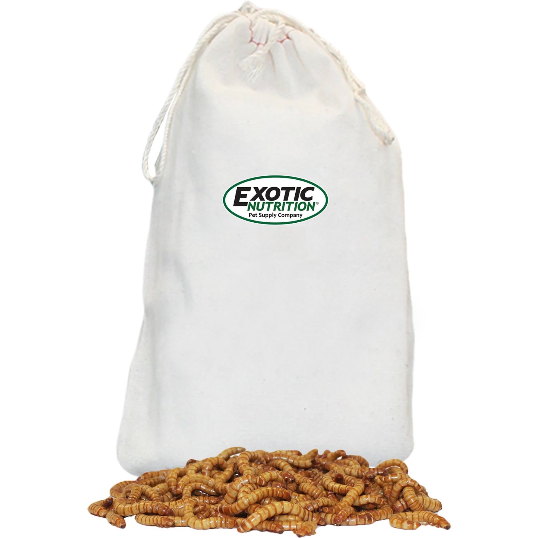 Exotic Nutrition Large Live Mealworms Reptile Treats, 5000 count