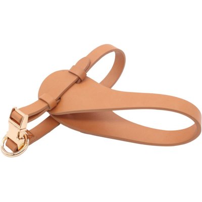 Pet Life Pet Life Ever-Craft Boutique Series Designer Adjustable Leather Dog Harness, Brown, Large
