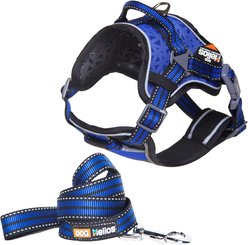 Dog Helios Compression Dog Harness & Leash, Blue, Medium