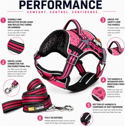 Dog Helios Compression Dog Harness & Leash, Pink, Medium slide 2 of 4