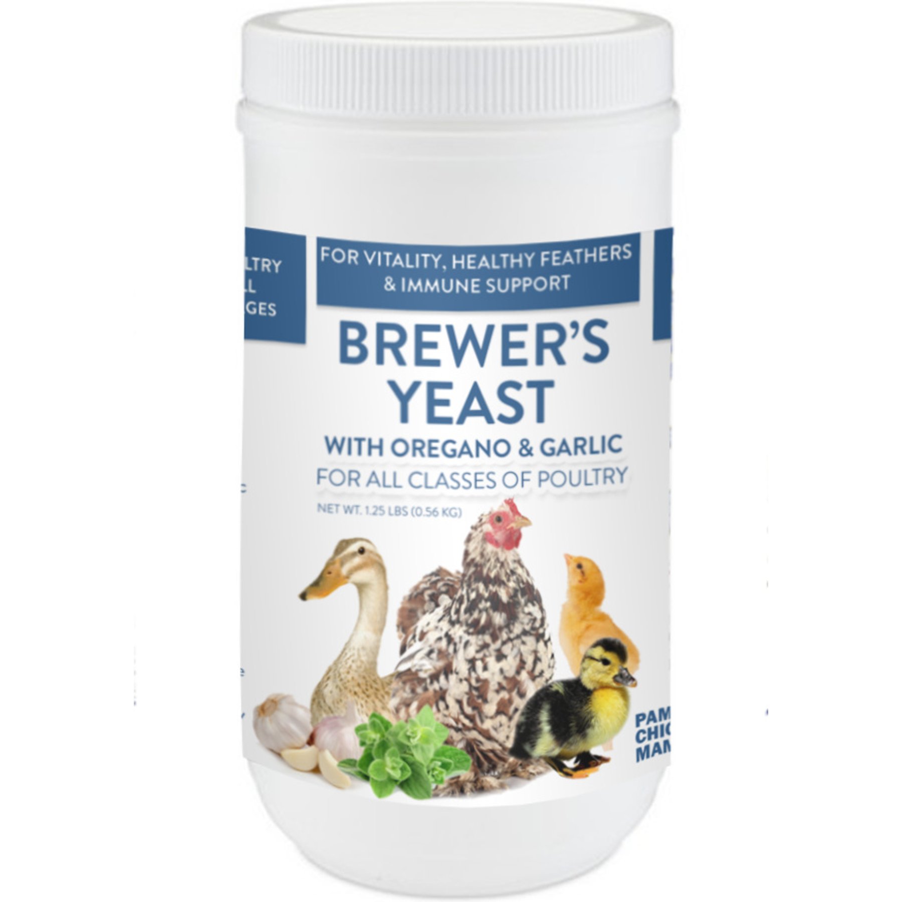 Pampered Chicken Mama Garlic & Oregano Brewer's Yeast Powder Poultry Supplement, 8-lb