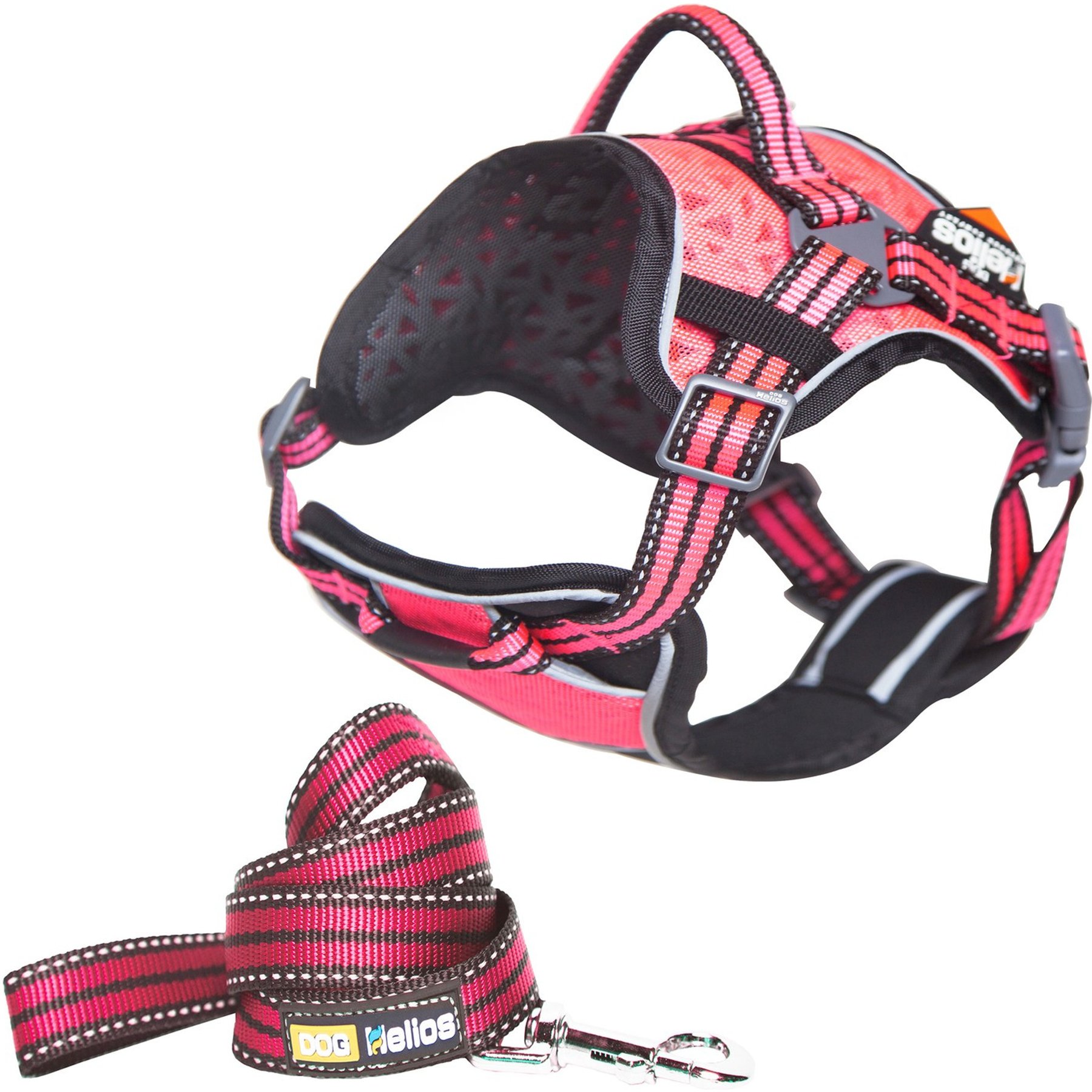 Dog Helios Compression Dog Harness & Leash, Pink, Medium