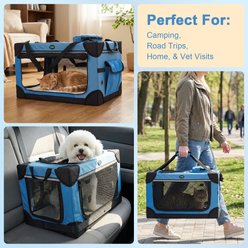 Ownpets Dog & Cat Carrier, Blue, Large slide 2 of 8