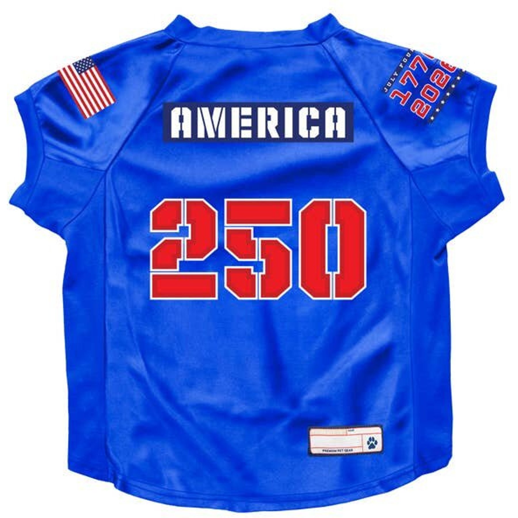 Littlearth America 250 Stretch Dog Jersey, Big