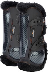 Shires Equestrian ARMA Vortex SupaFleece Tendon Horse Boots, Black, Cob